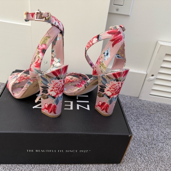 Nina Floral Women's Heels - Pink - Picture 1 of 4